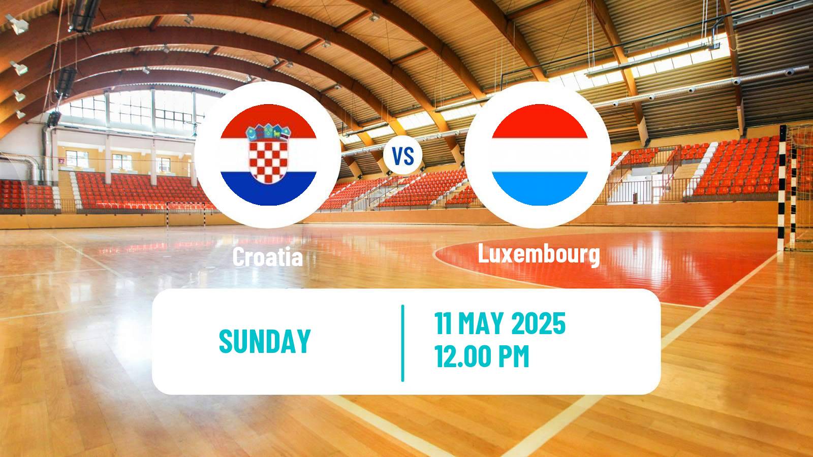 Handball Handball European Championship Croatia - Luxembourg
