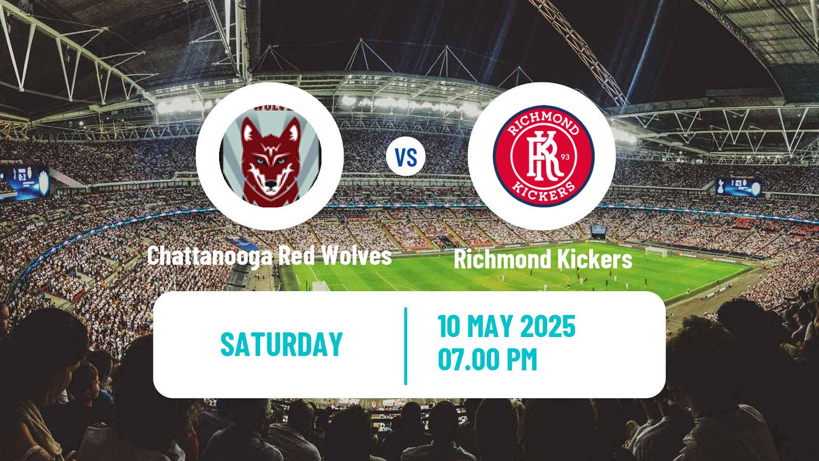Soccer USL League One Chattanooga Red Wolves - Richmond Kickers