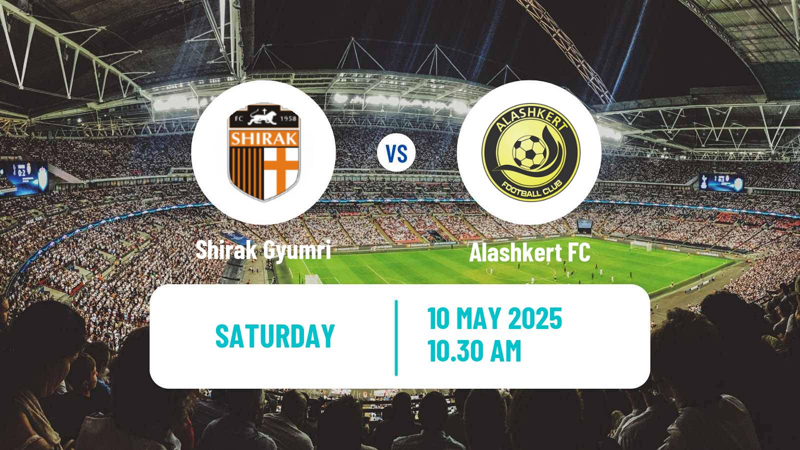 Soccer Armenian Premier League Shirak Gyumri - Alashkert