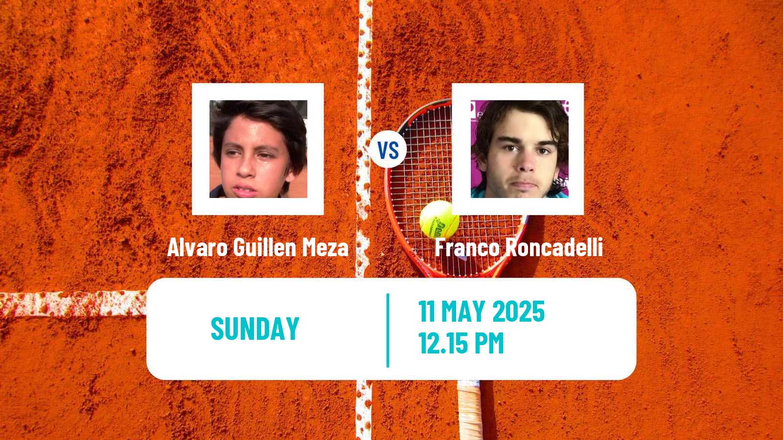 Tennis Santos Challenger Men Alvaro Guillen Meza - Franco Roncadelli