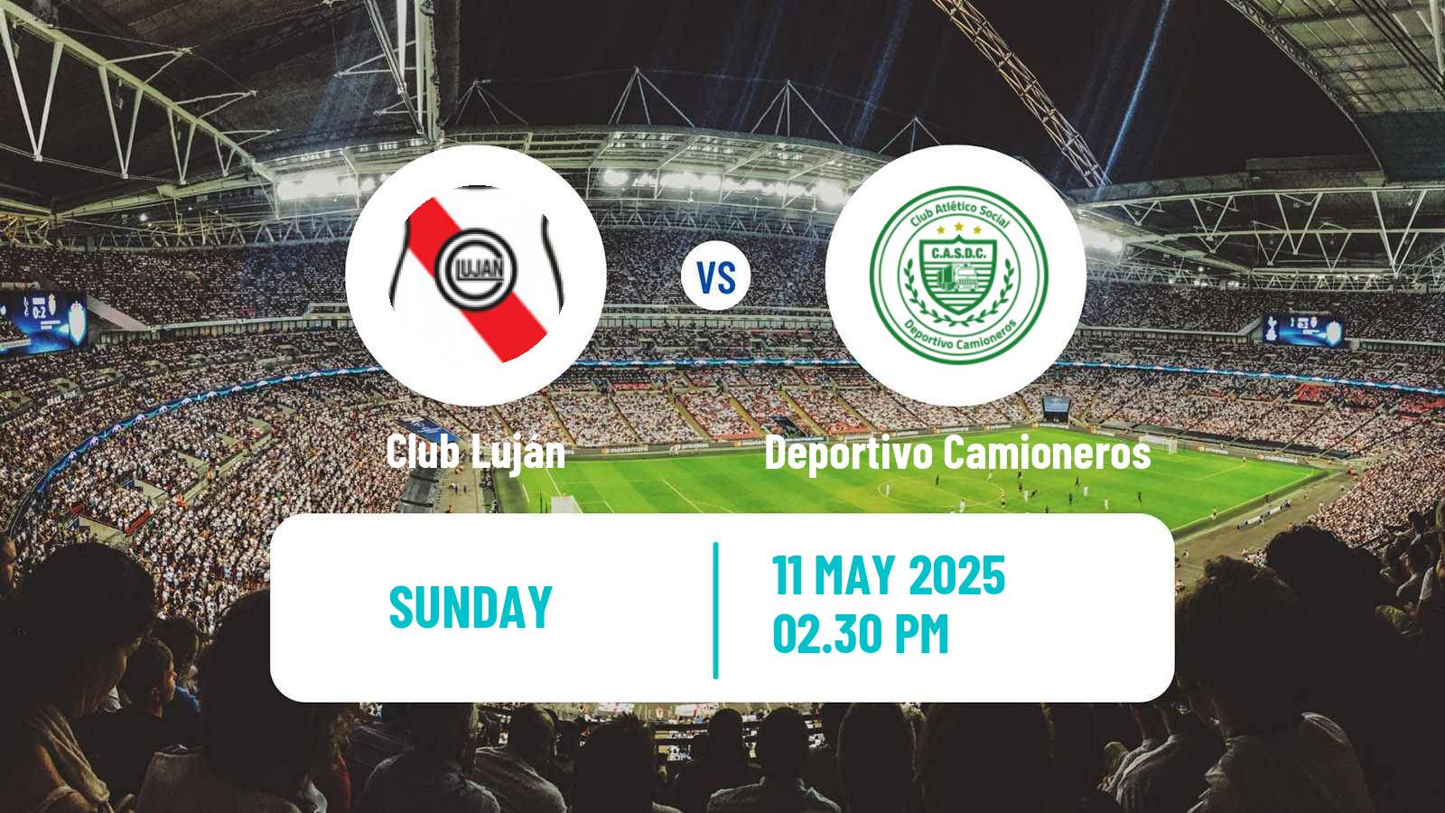 Soccer Argentinian Primera C Club Luján - Deportivo Camioneros