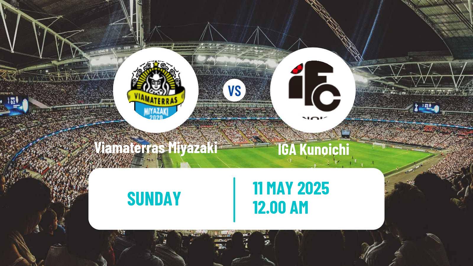 Soccer Japan Nadeshiko League Women Viamaterras Miyazaki - IGA Kunoichi