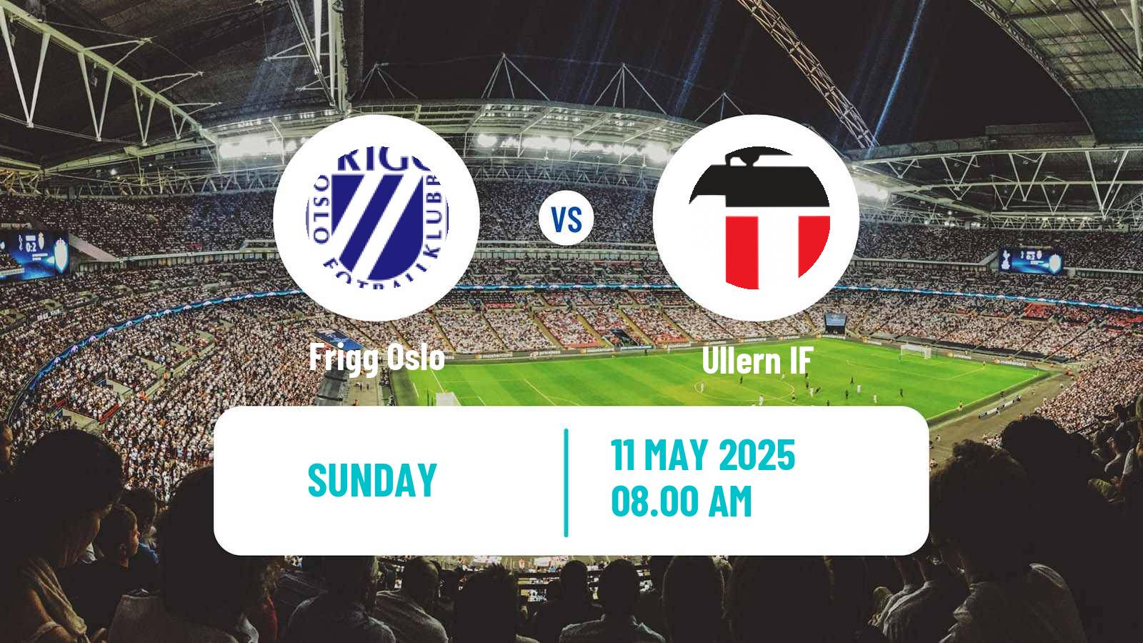 Football Norwegian Division 3 - Group 1 Frigg Oslo - Ullern