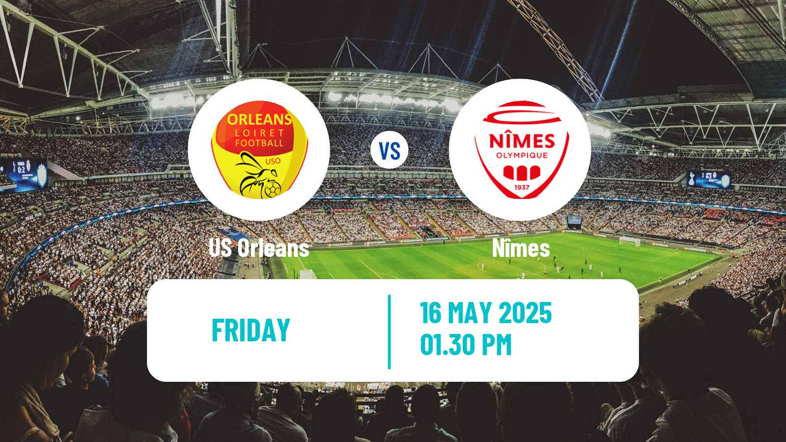 Soccer French National League Orleans - Nîmes