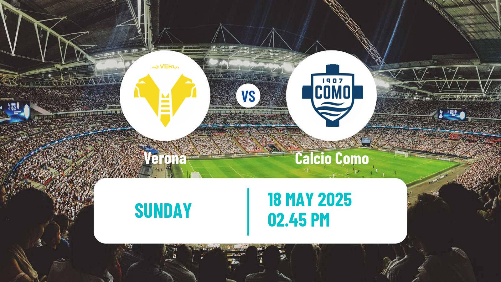 Football Italian Serie A Verona - Como