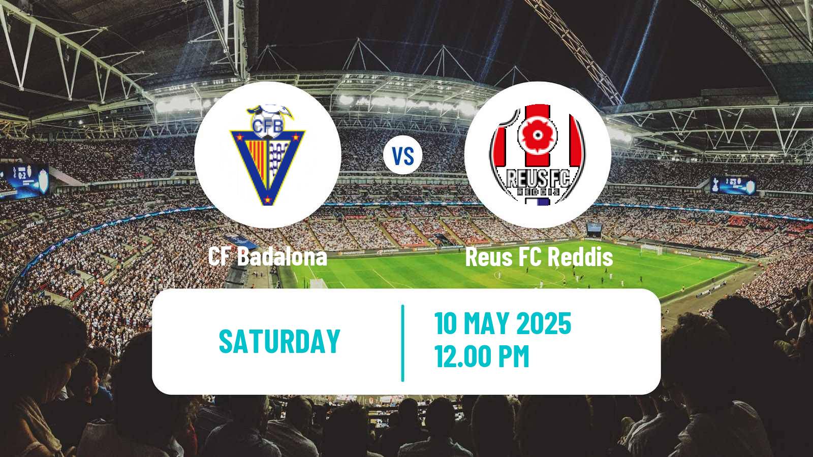 Soccer Spanish Tercera RFEF - Group 5 Badalona - Reus FC Reddis