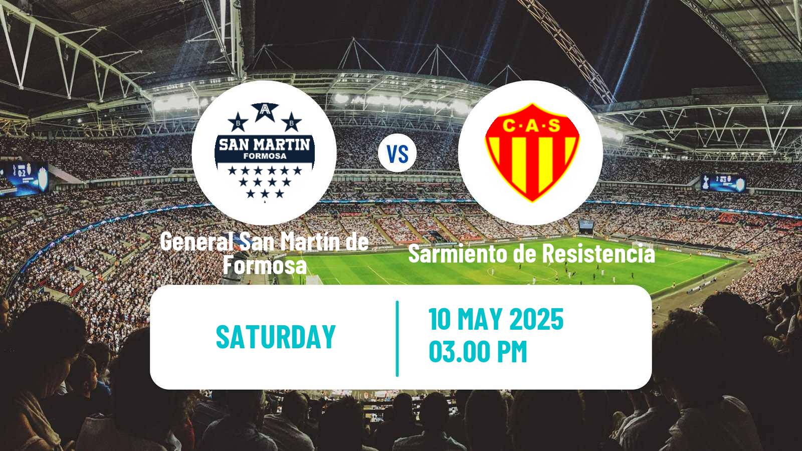 Soccer Argentinian Torneo Federal General San Martín de Formosa - Sarmiento de Resistencia