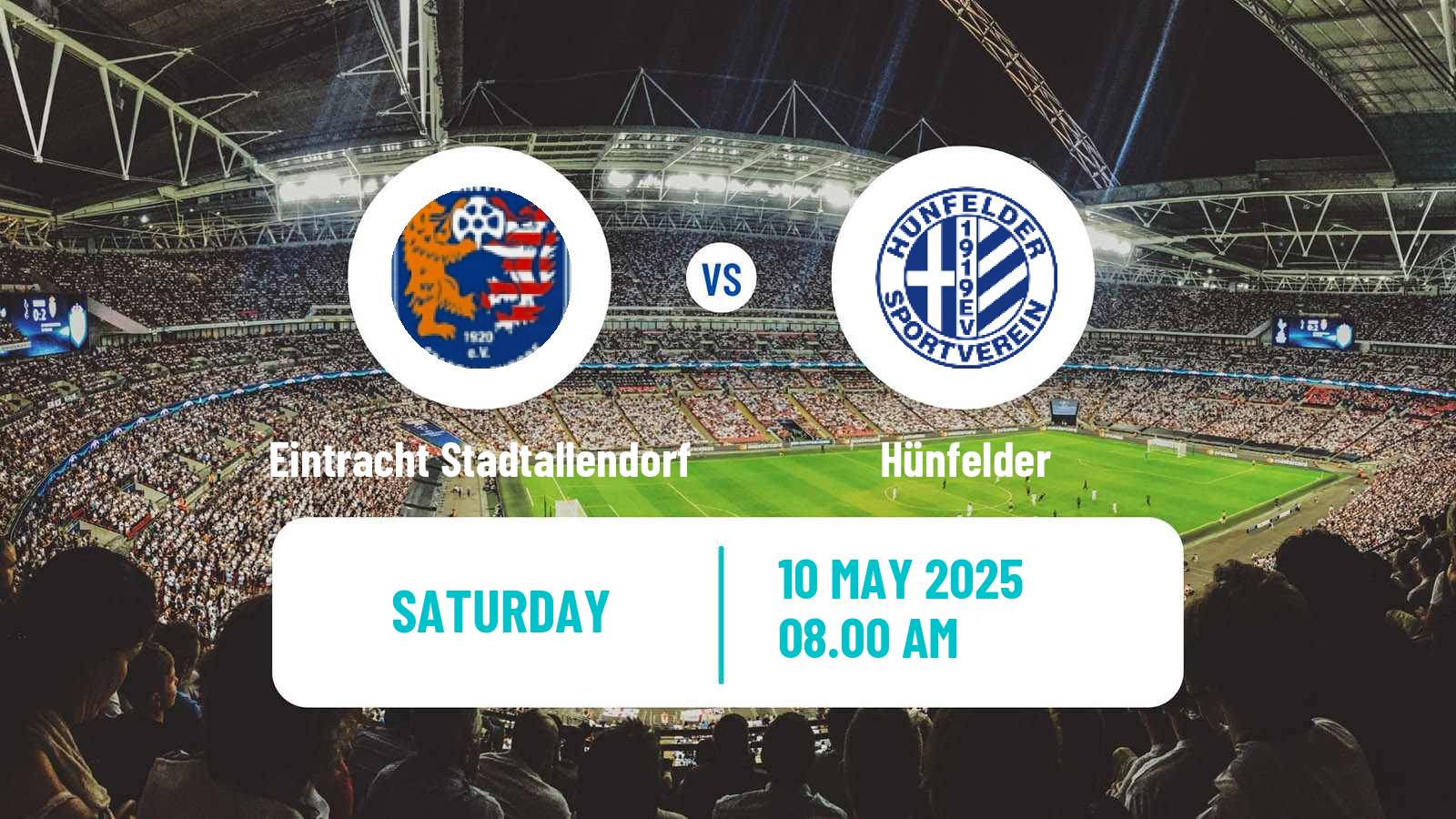 Football German Oberliga Hessen Eintracht Stadtallendorf - Hünfelder