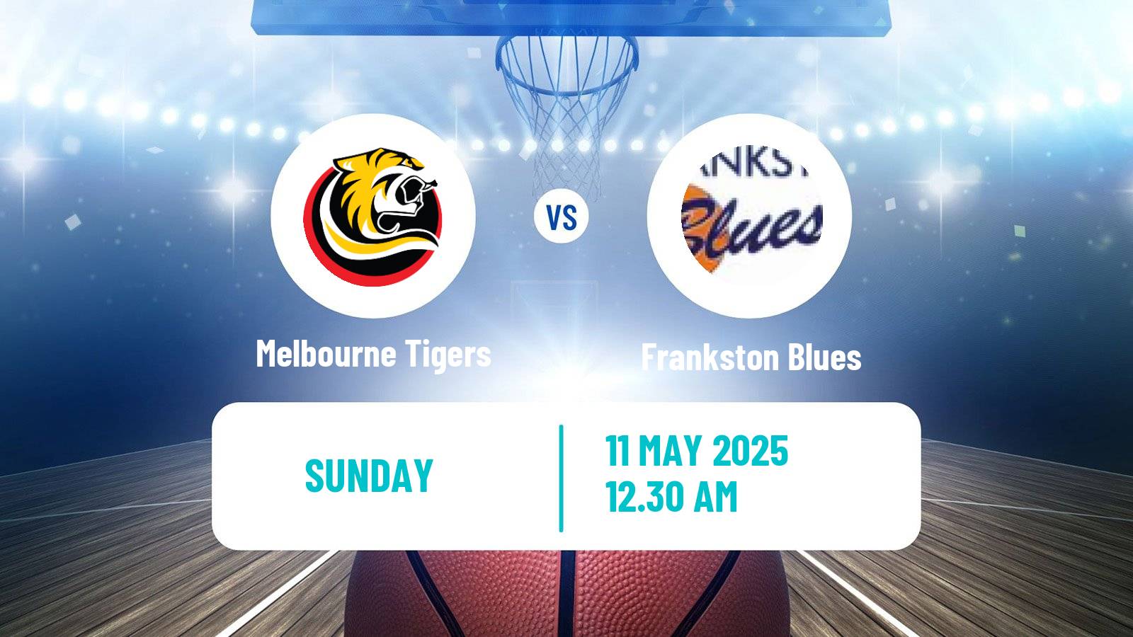 Basketball Australian NBL1 South Melbourne Tigers - Frankston Blues