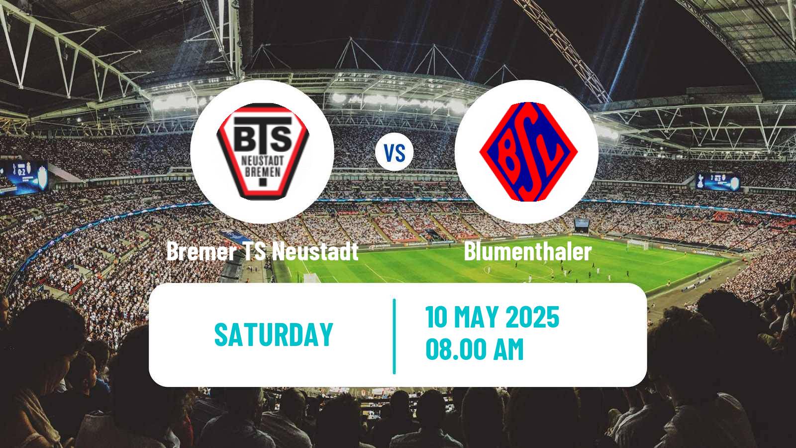 Football German Oberliga Bremen Bremer TS Neustadt - Blumenthaler