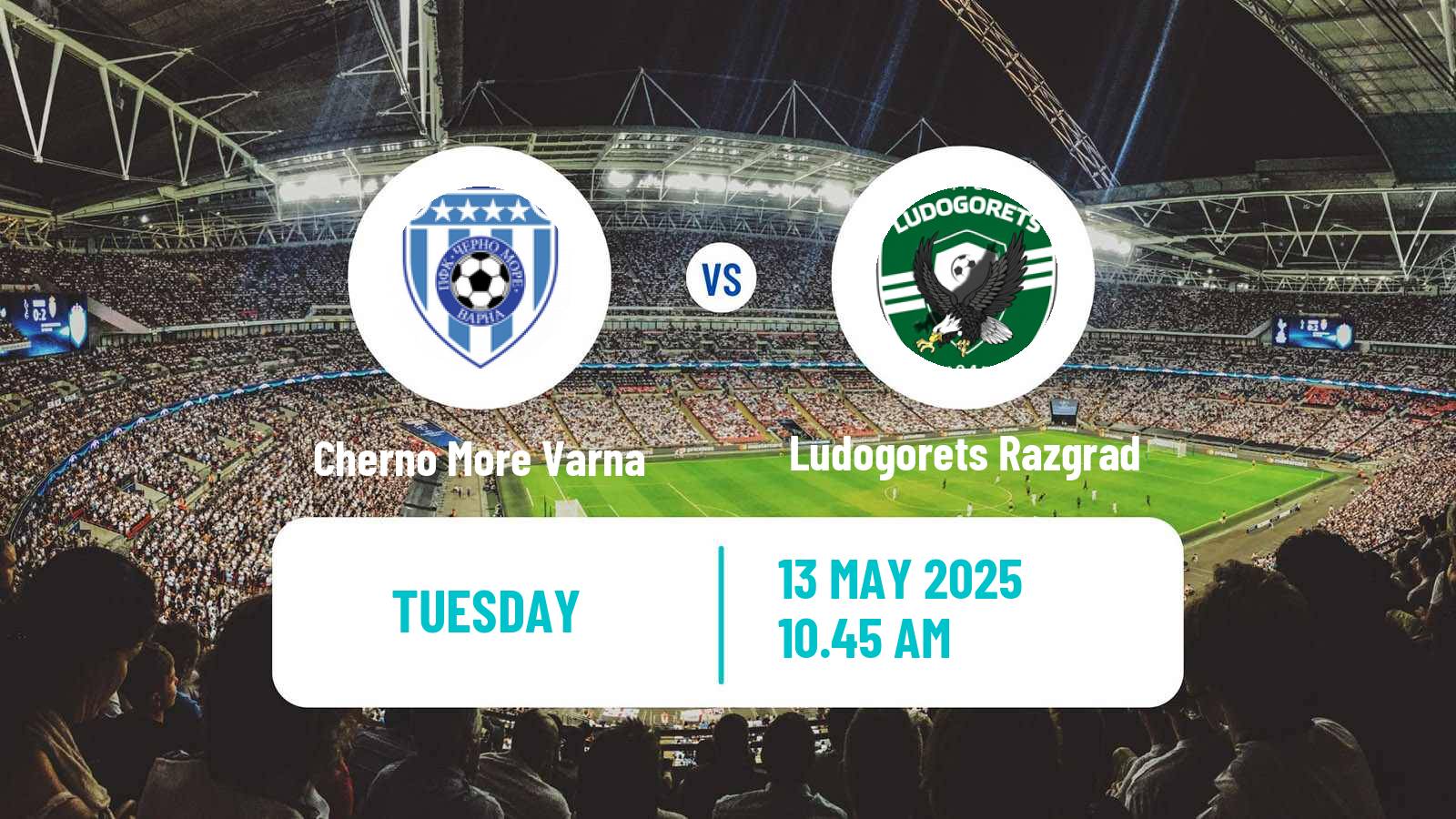 Football Bulgarian Parva Liga Cherno More Varna - Ludogorets Razgrad