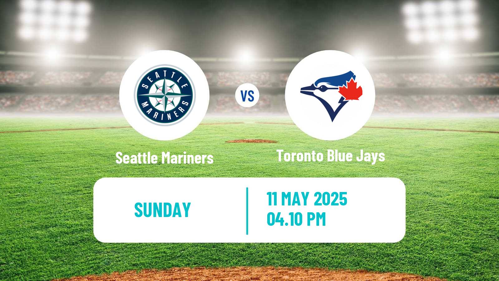 Baseball MLB Seattle Mariners - Toronto Blue Jays