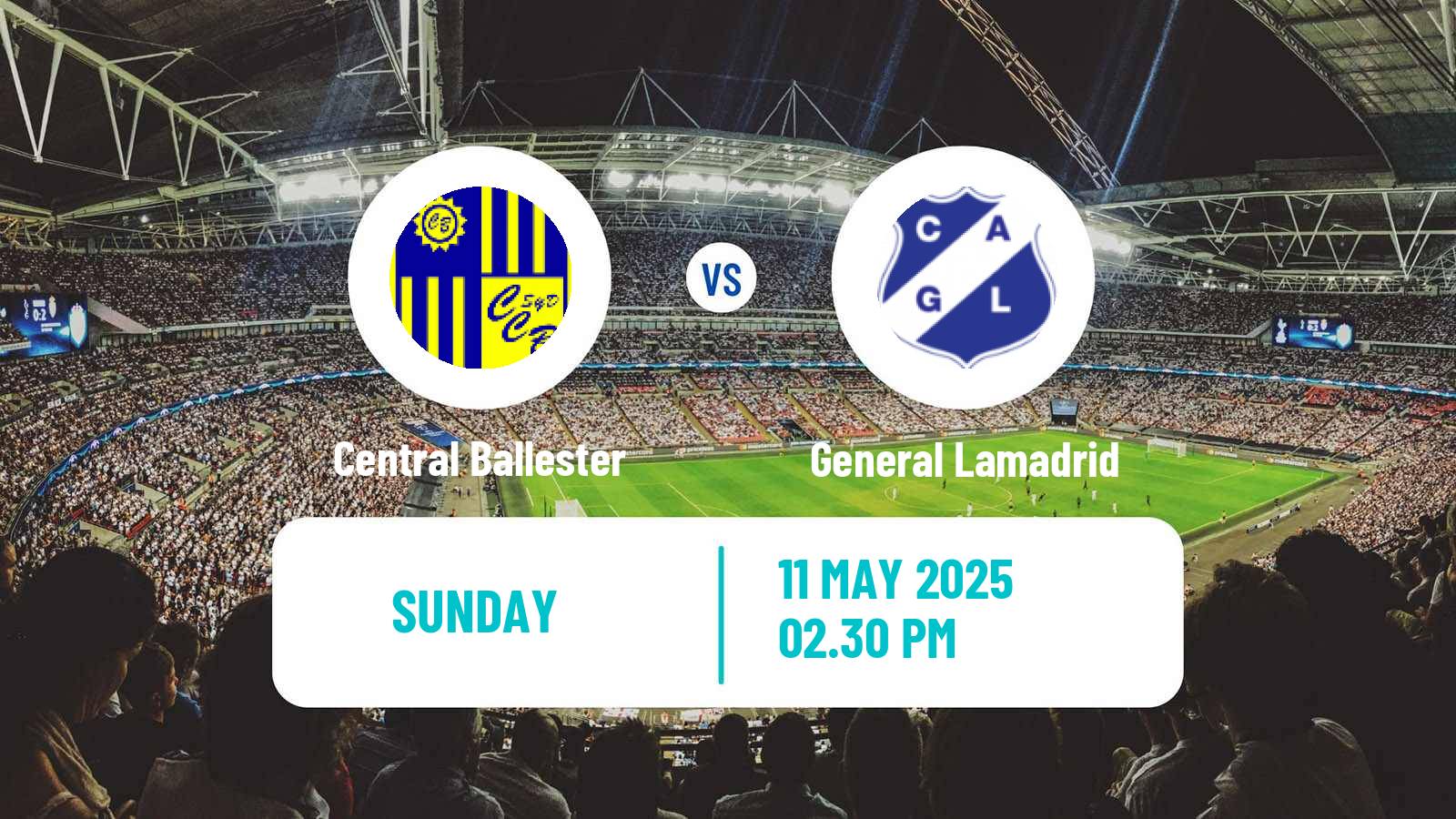 Soccer Argentinian Primera C Central Ballester - General Lamadrid