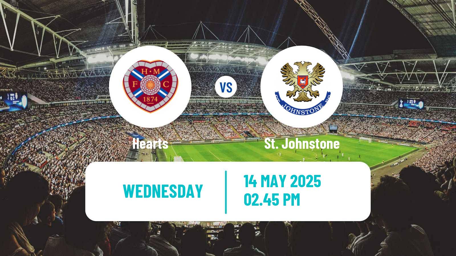 Soccer Scottish Premier League Hearts - St. Johnstone