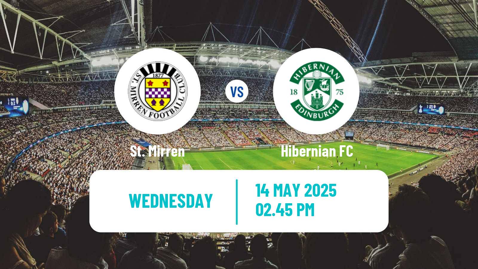Soccer Scottish Premier League St. Mirren - Hibernian