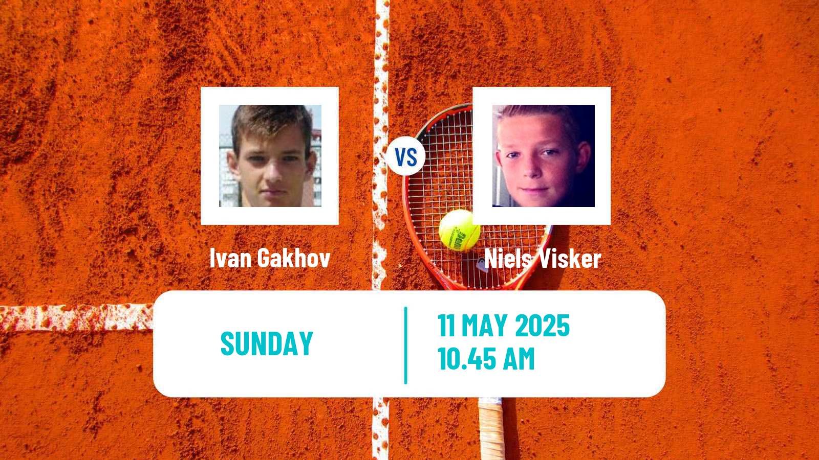Tennis Tunis Challenger Men Ivan Gakhov - Niels Visker