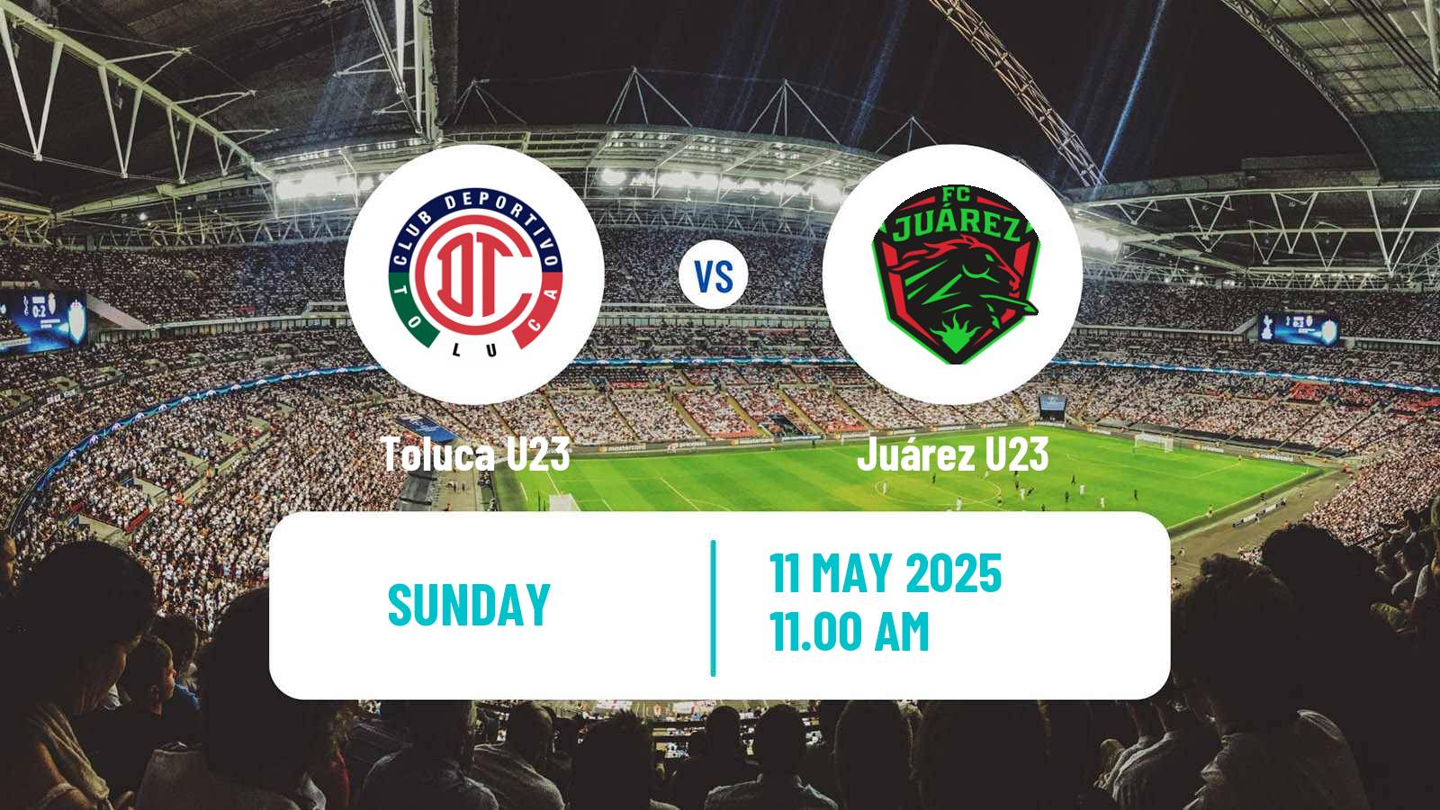 Football Mexican Liga MX U23 Toluca U23 - Juárez U23