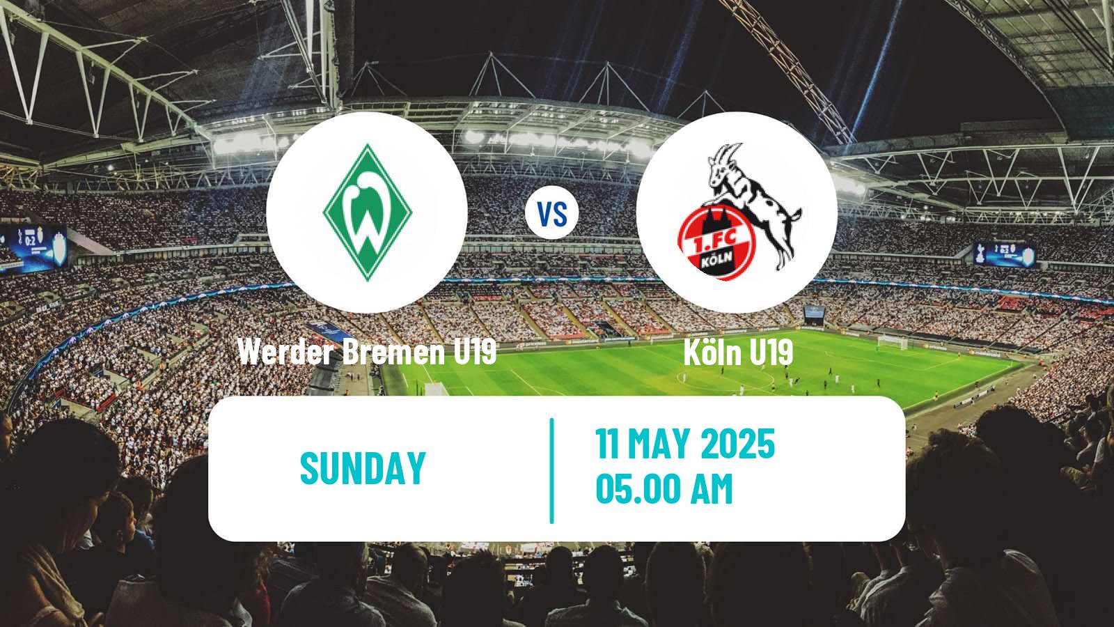 Soccer German DFB Youth League Werder Bremen U19 - Köln U19