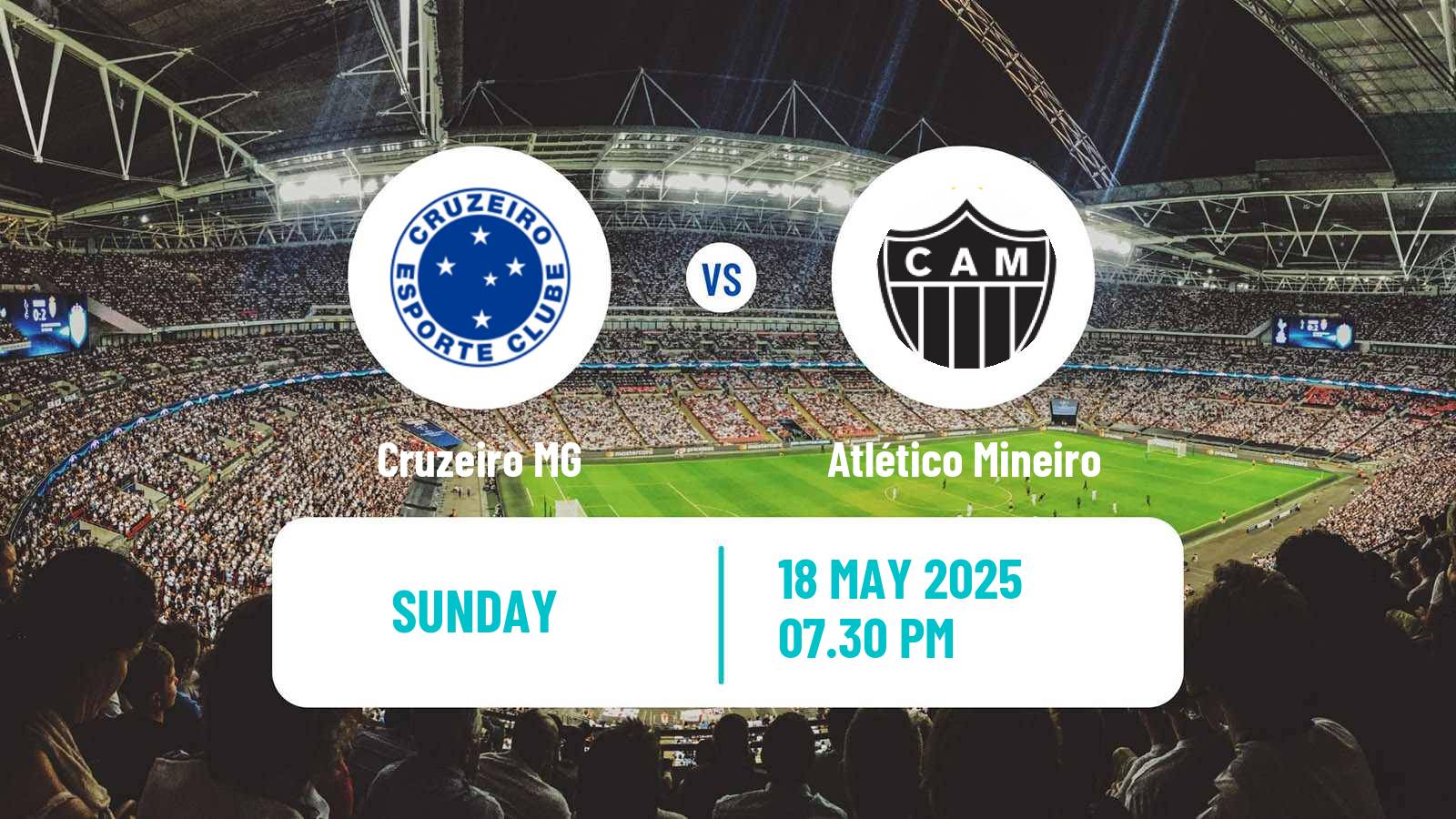 Soccer Brazilian Serie A Cruzeiro - Atlético Mineiro