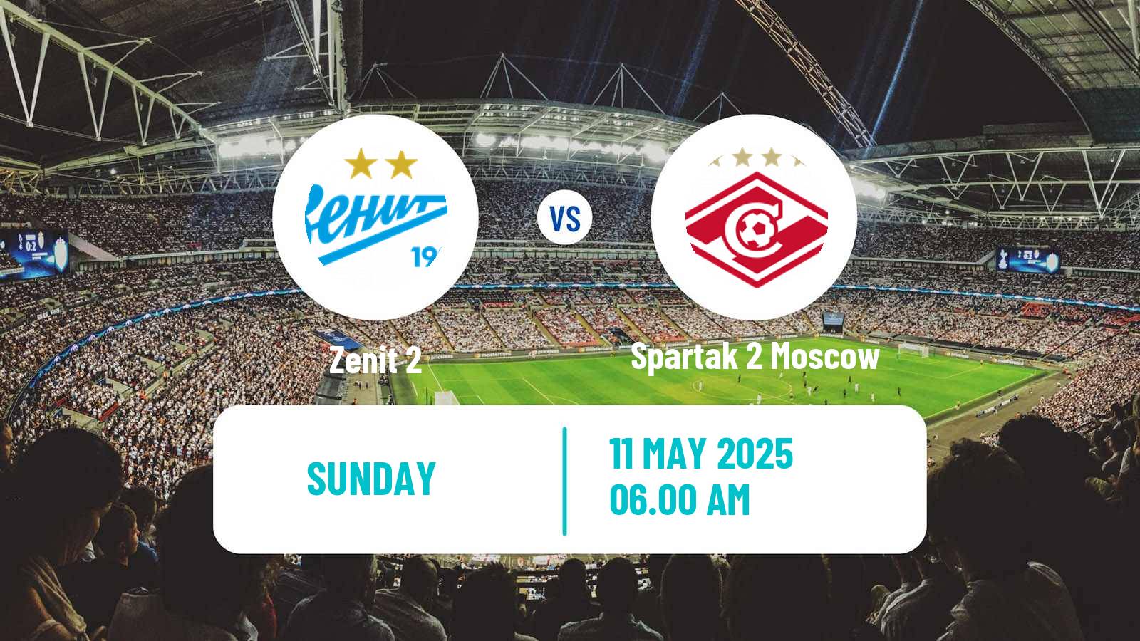 Soccer FNL 2 Division B Group 2 Zenit 2 - Spartak 2 Moscow