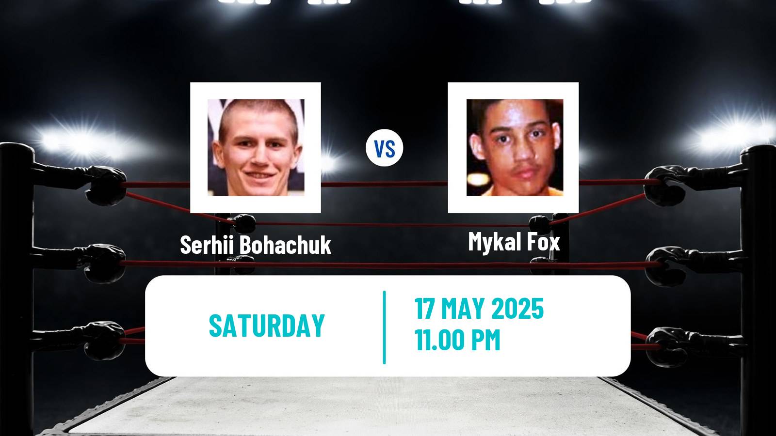 Boxing Super Welterweight Others Matches Men Serhii Bohachuk - Mykal Fox