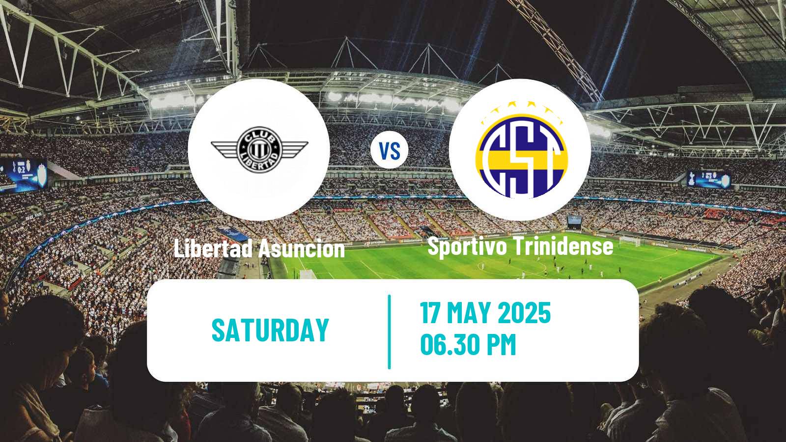 Soccer Paraguayan Primera Division Libertad Asuncion - Sportivo Trinidense