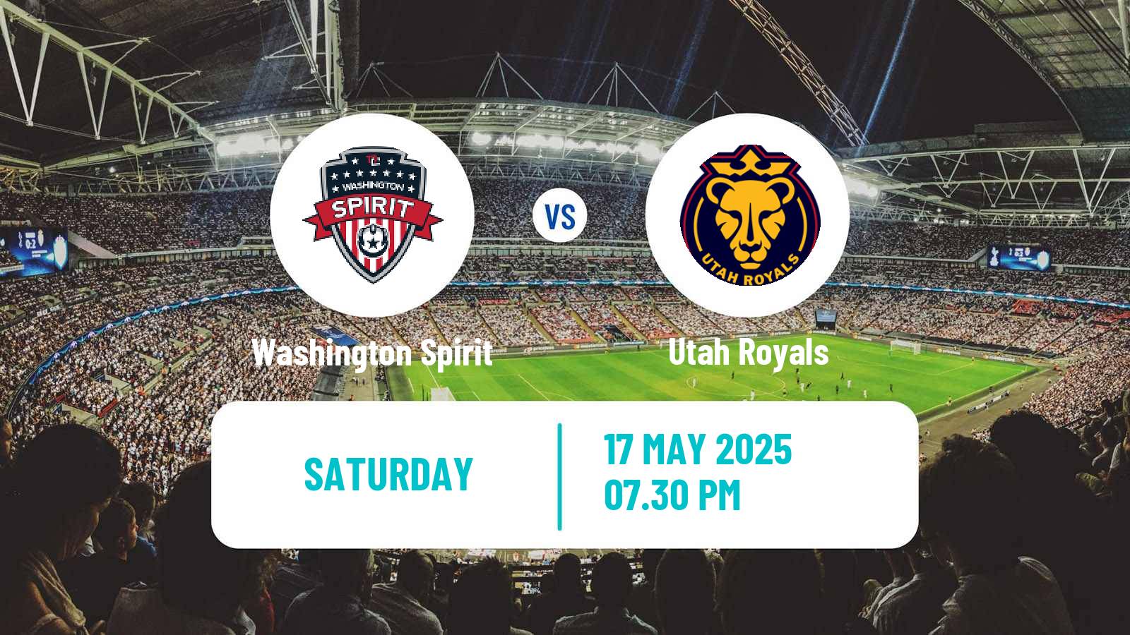 Soccer NWSL Washington Spirit - Utah Royals