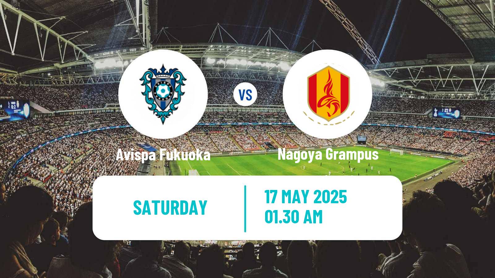 Soccer Japan J1 League Avispa Fukuoka - Nagoya Grampus