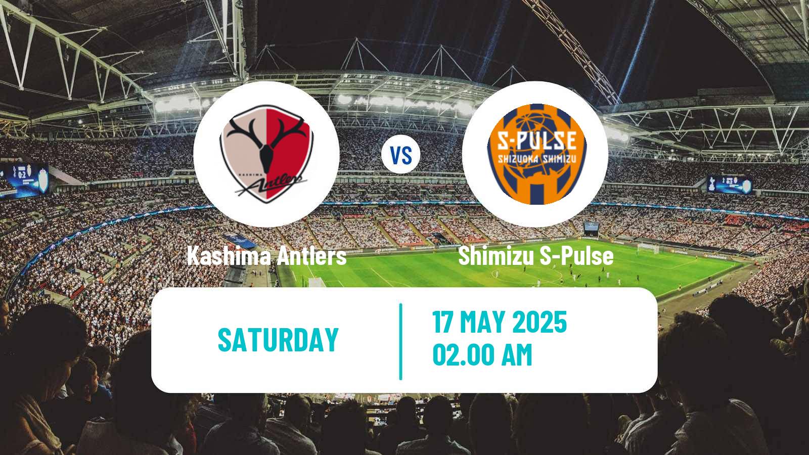 Soccer Japan J1 League Kashima Antlers - Shimizu S-Pulse