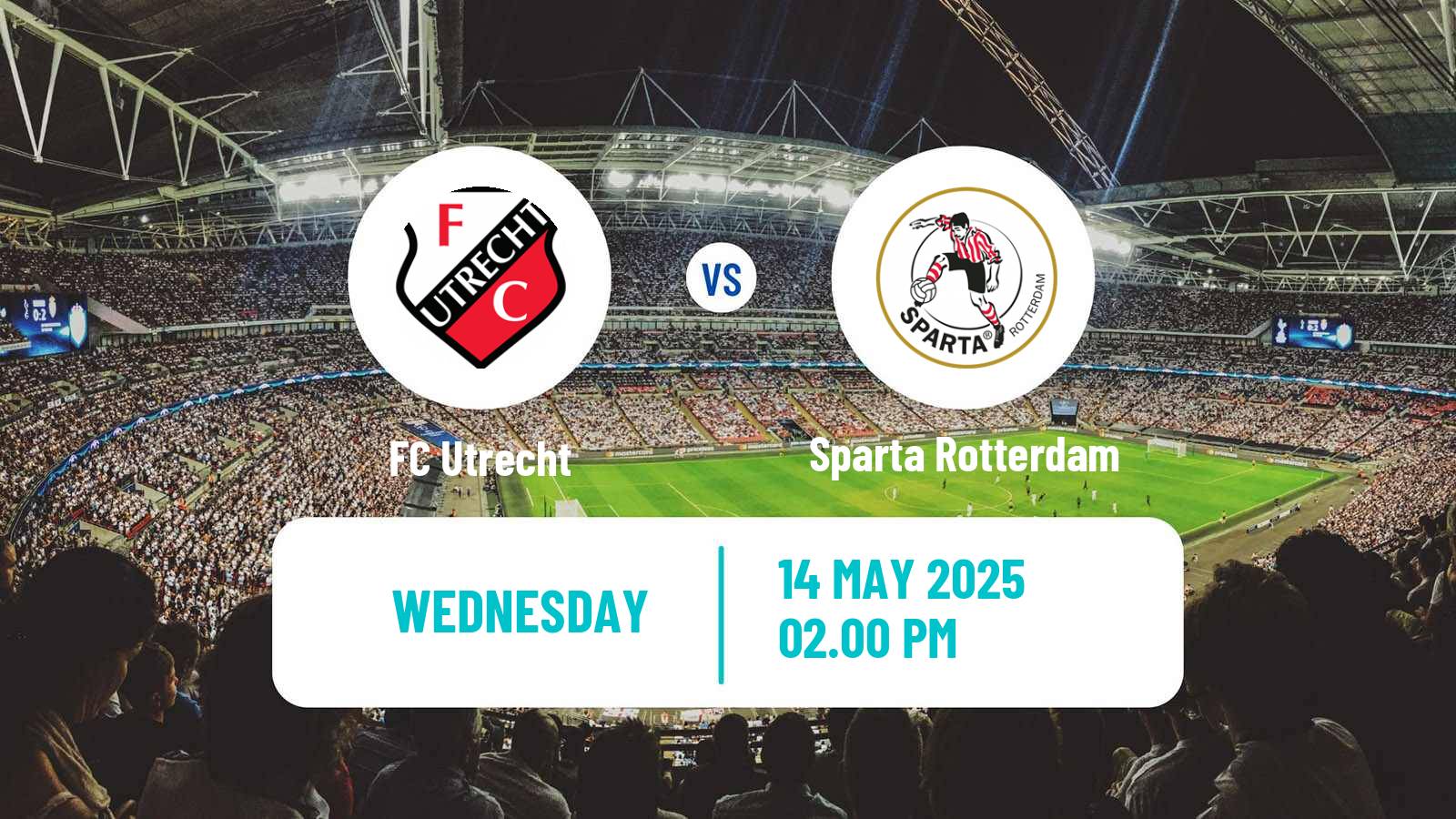 Soccer Dutch Eredivisie Utrecht - Sparta Rotterdam