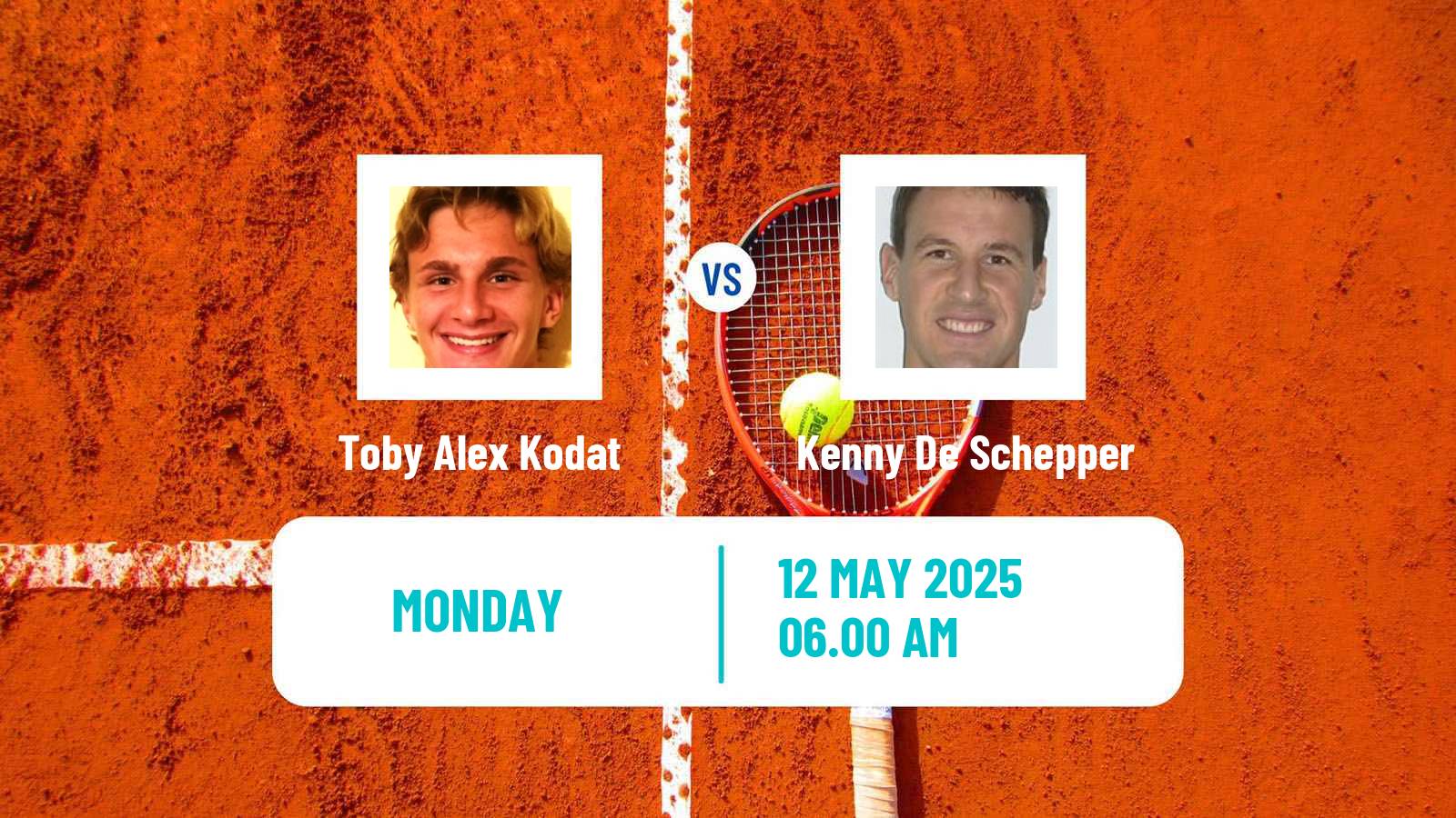 Tennis Oeiras 6 Challenger Men Toby Alex Kodat - Kenny De Schepper