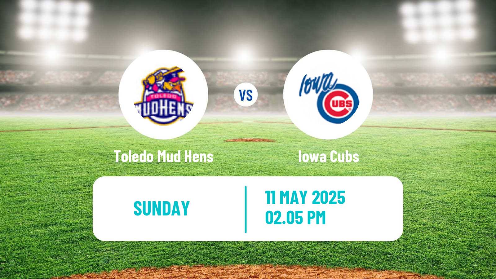 Baseball IL Toledo Mud Hens - Iowa Cubs