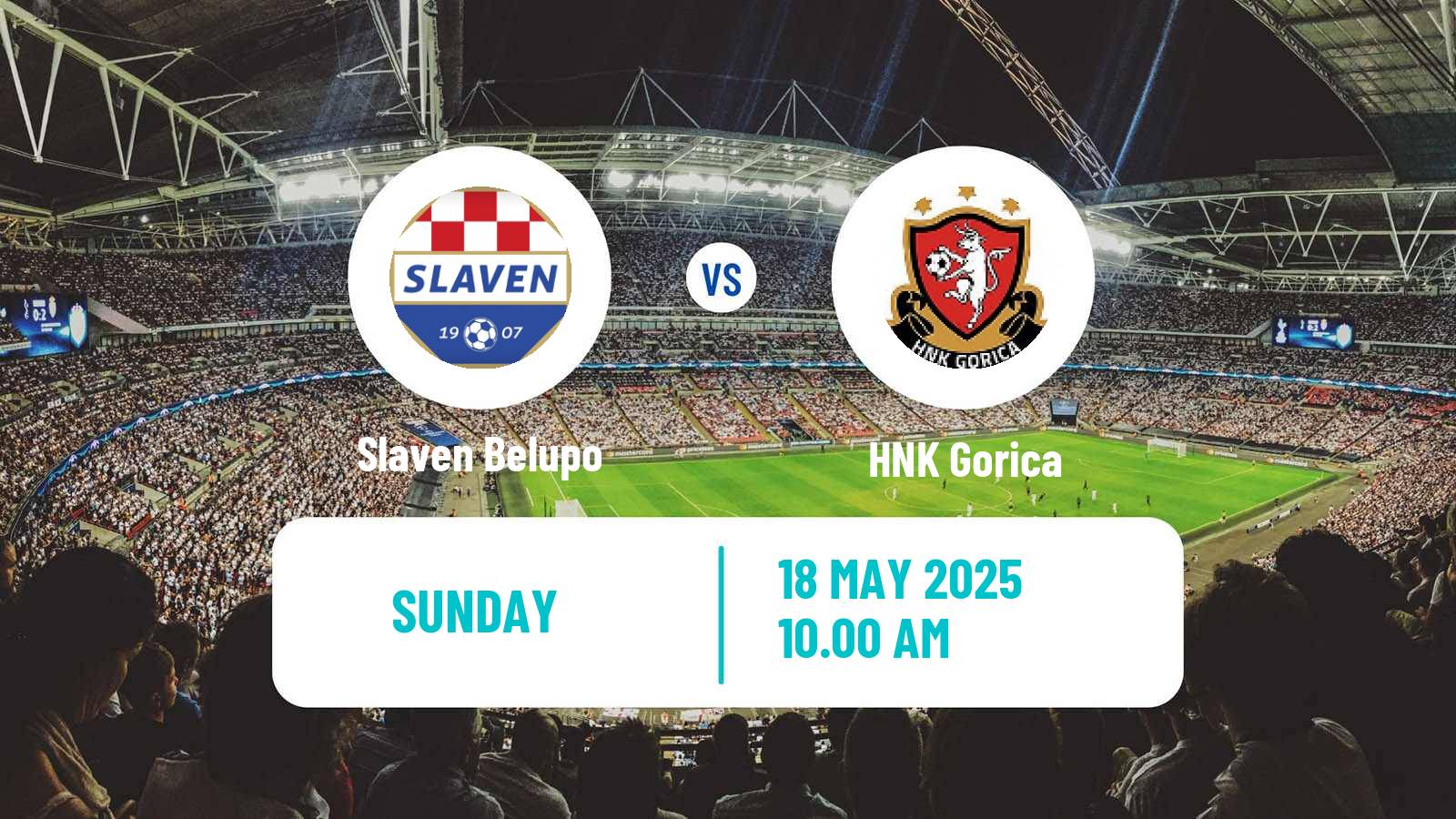 Soccer Croatian HNL Slaven Belupo - Gorica