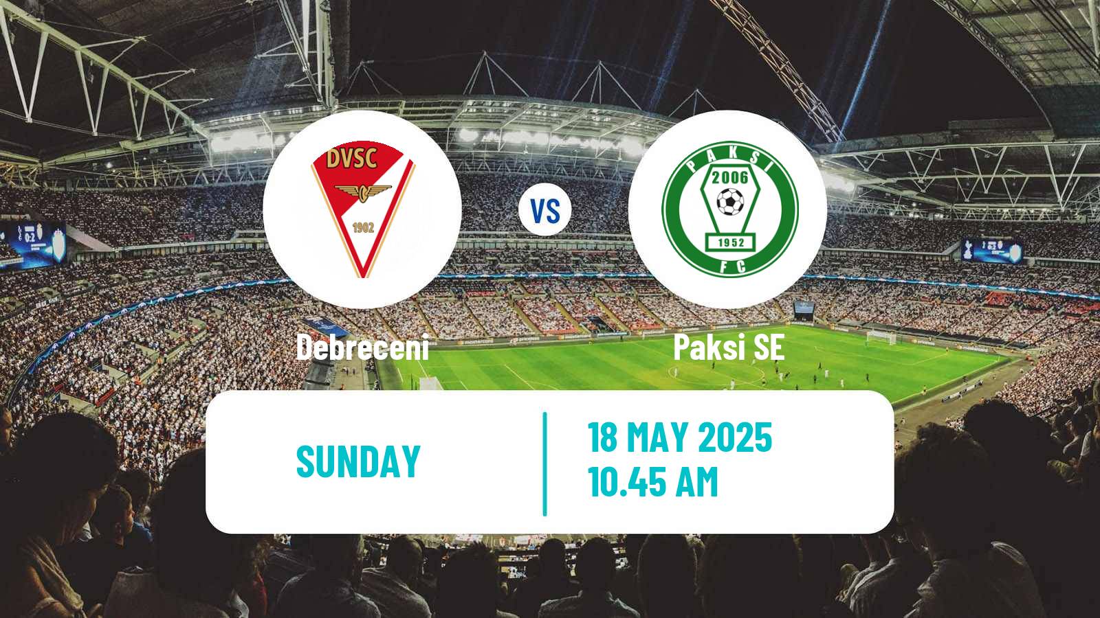 Soccer Hungarian NB I Debreceni - Paksi SE