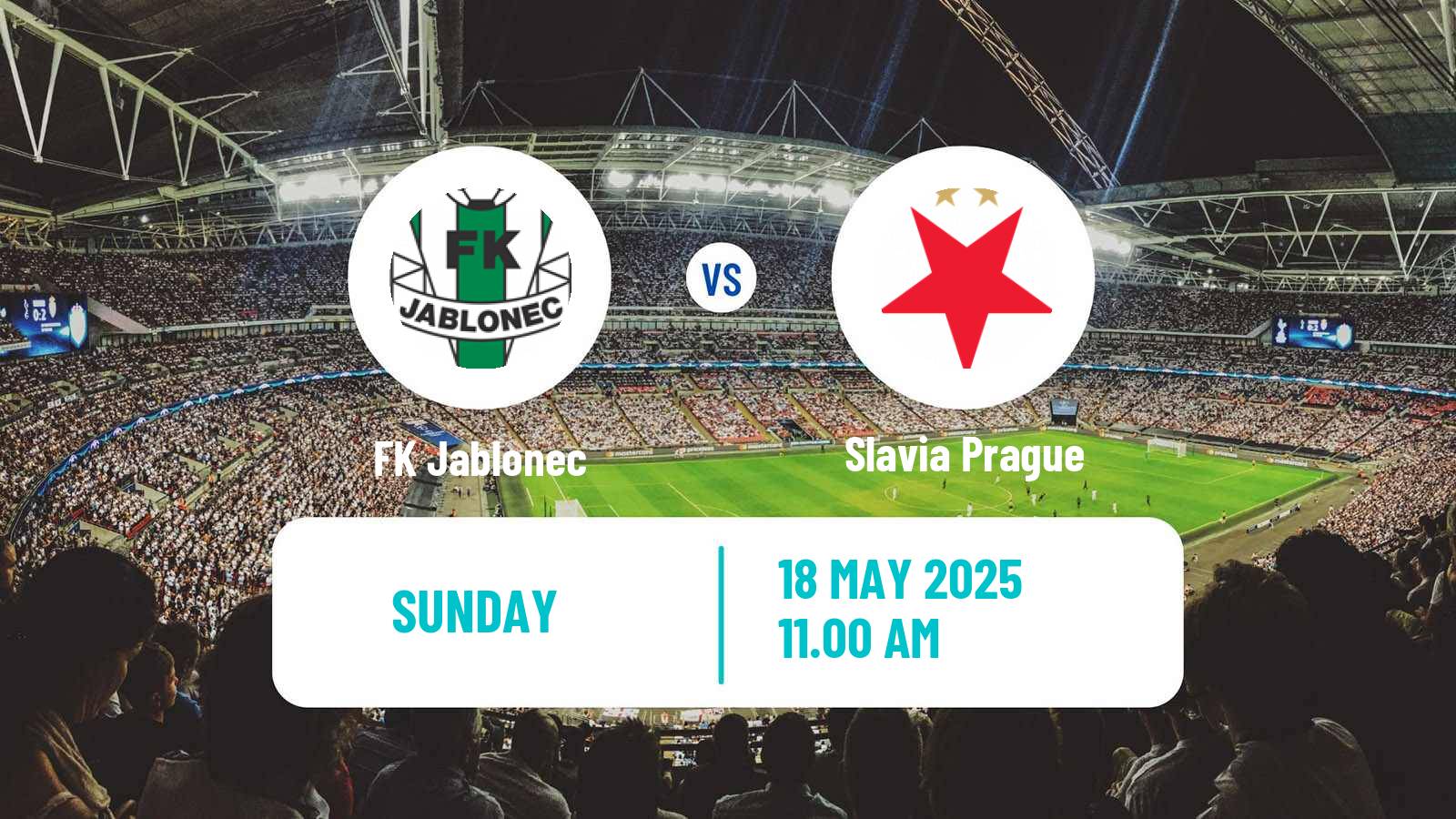 Soccer Czech 1 Liga Jablonec - Slavia Prague