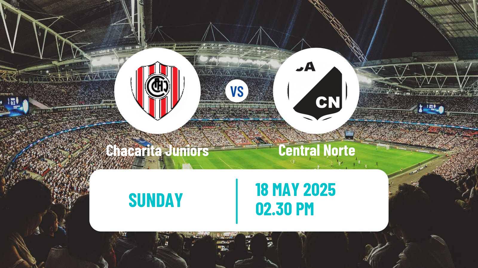Football Argentinian Primera Nacional Chacarita Juniors - Central Norte