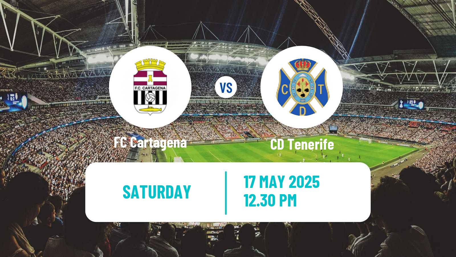 Soccer Spanish LaLiga2 Cartagena - Tenerife