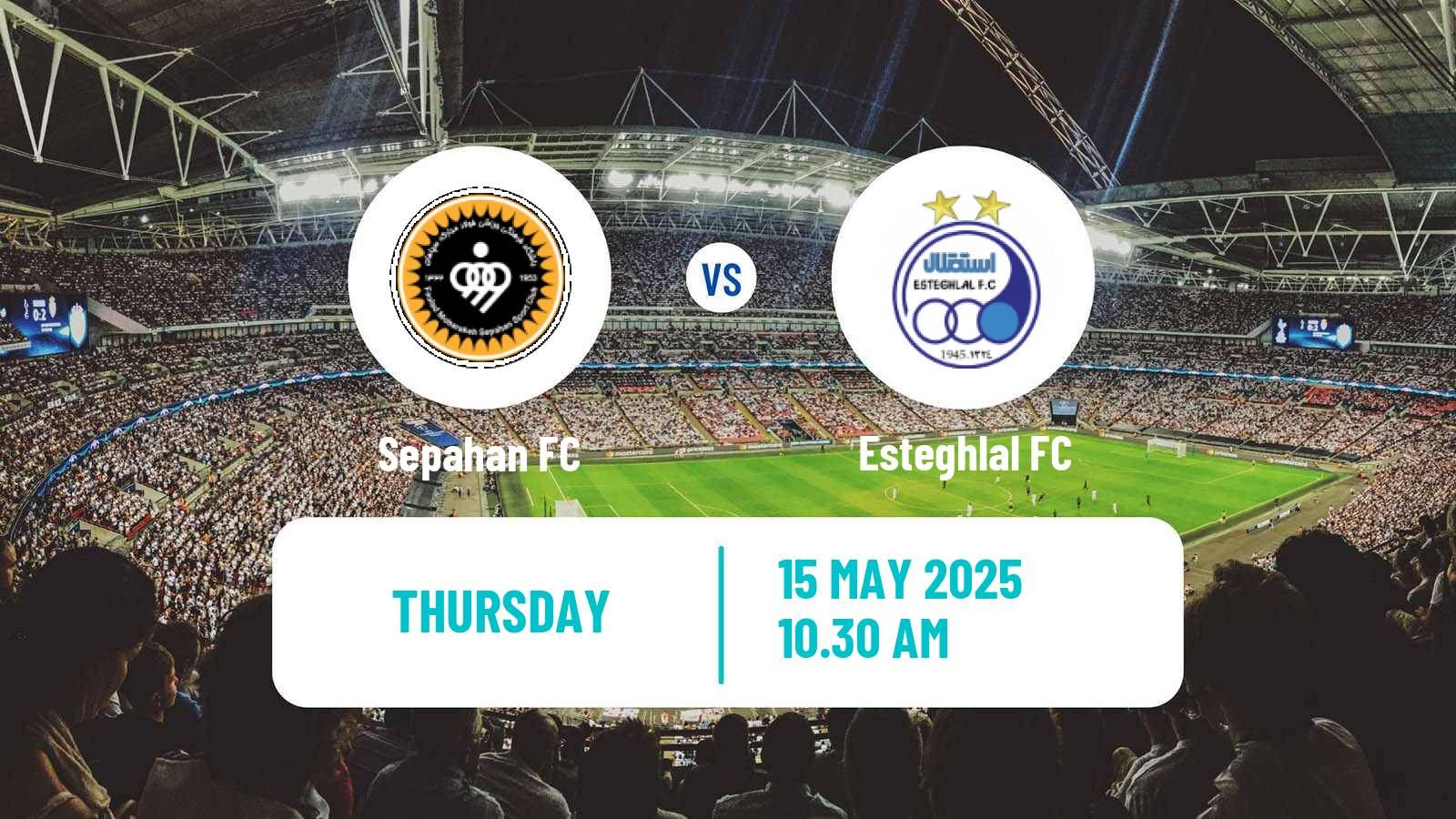 Soccer Iran Pro League Sepahan - Esteghlal
