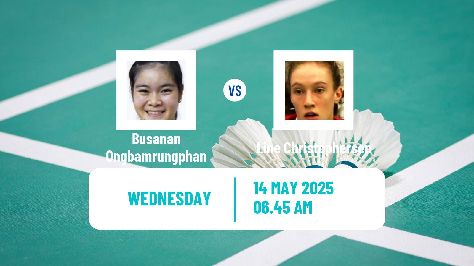 Badminton BWF World Tour Thailand Open Women Busanan Ongbamrungphan - Line Christophersen