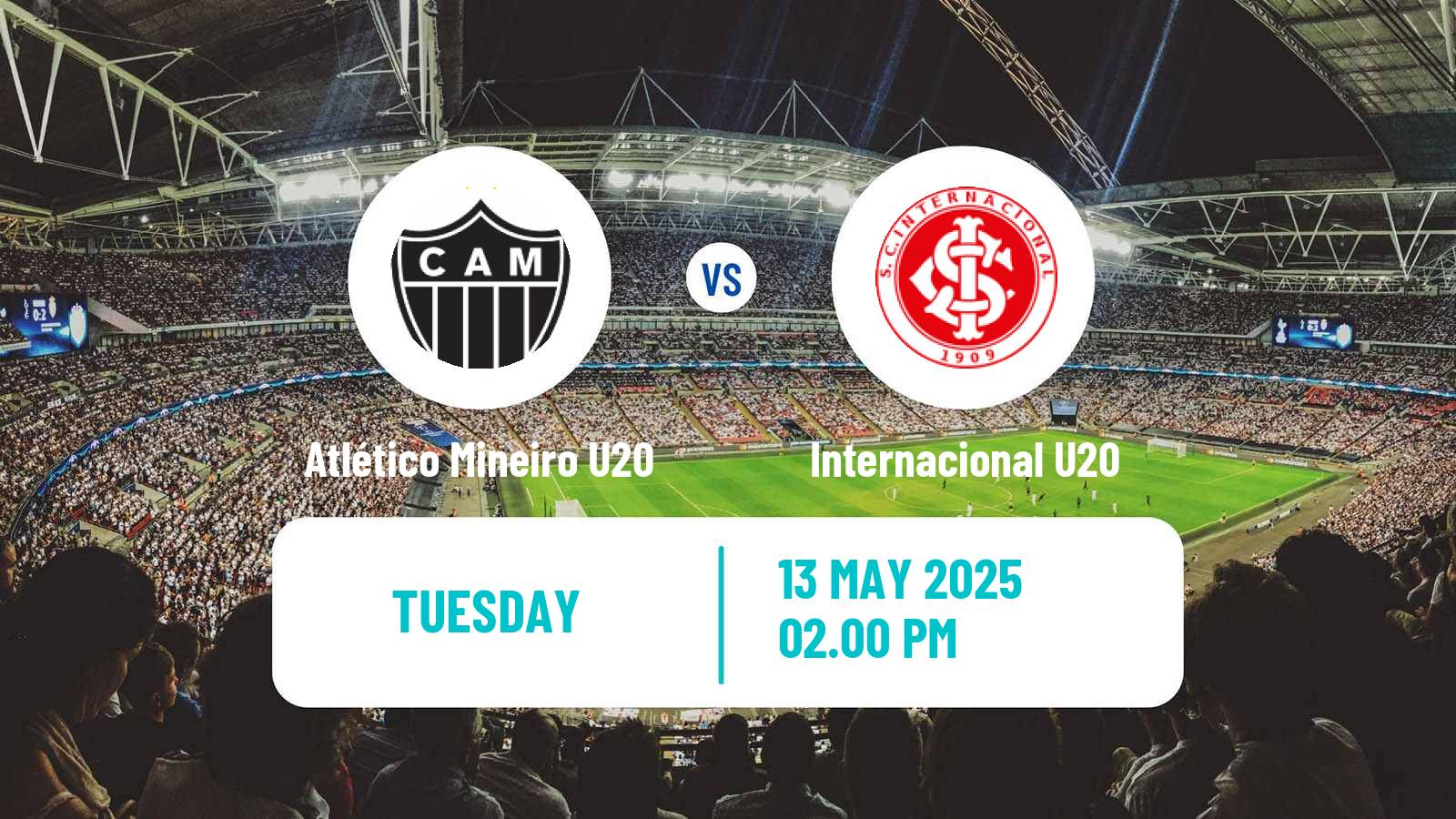 Soccer Brasileiro U20 Atlético Mineiro U20 - Internacional U20