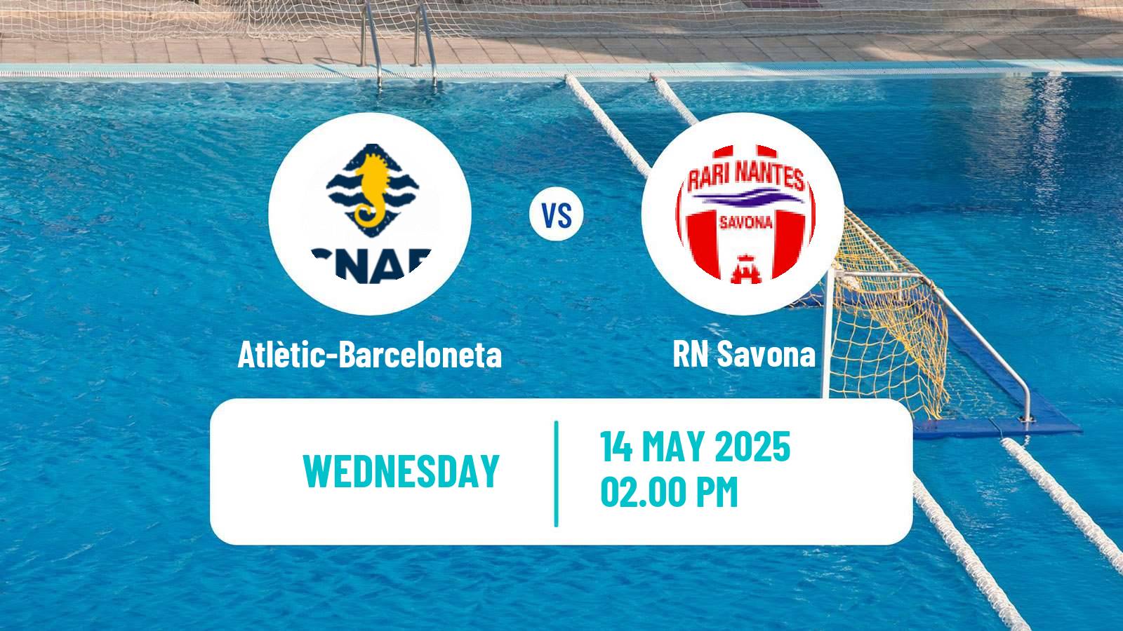 Water polo Champions League Water Polo Atlètic-Barceloneta - Savona