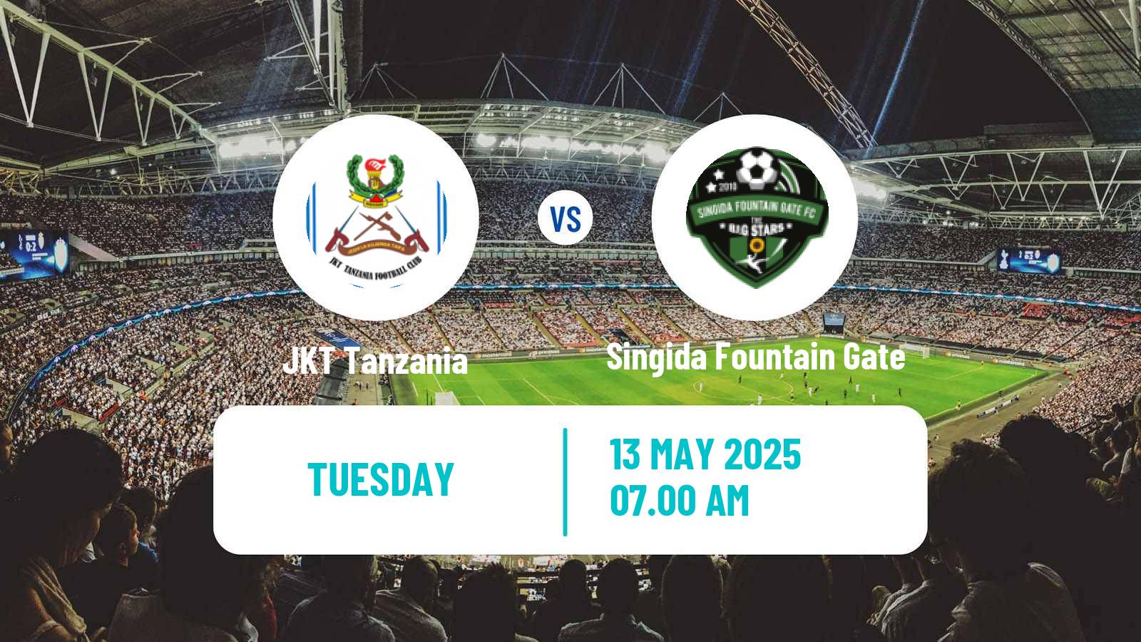 Football Tanzanian Premier League JKT Tanzania - Singida Fountain Gate