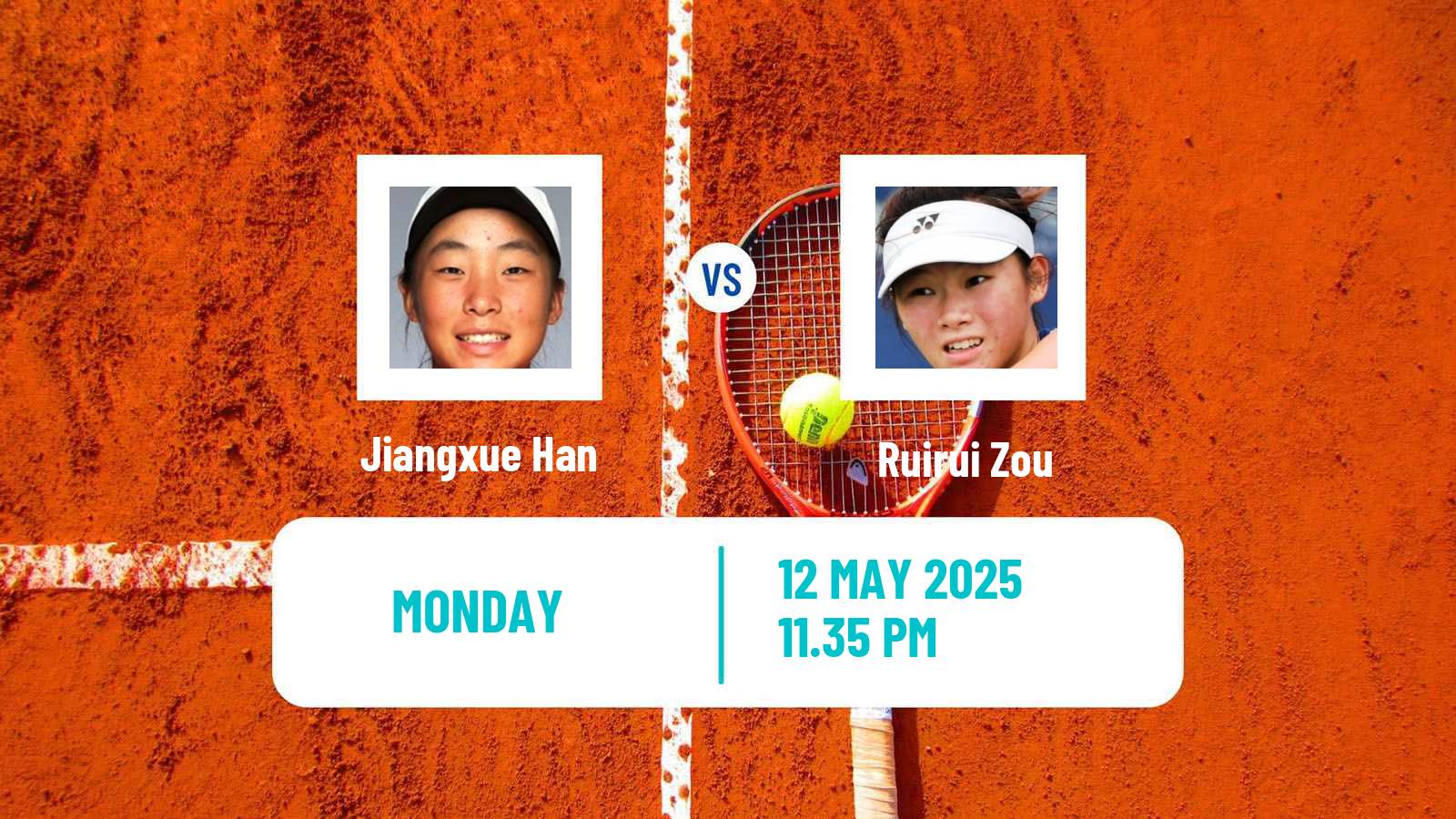 Tennis ITF W15 Maanshan 3 Women Jiangxue Han - Ruirui Zou
