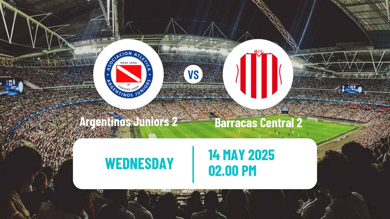 Soccer Argentinian Reserve League Argentinos Juniors 2 - Barracas Central 2