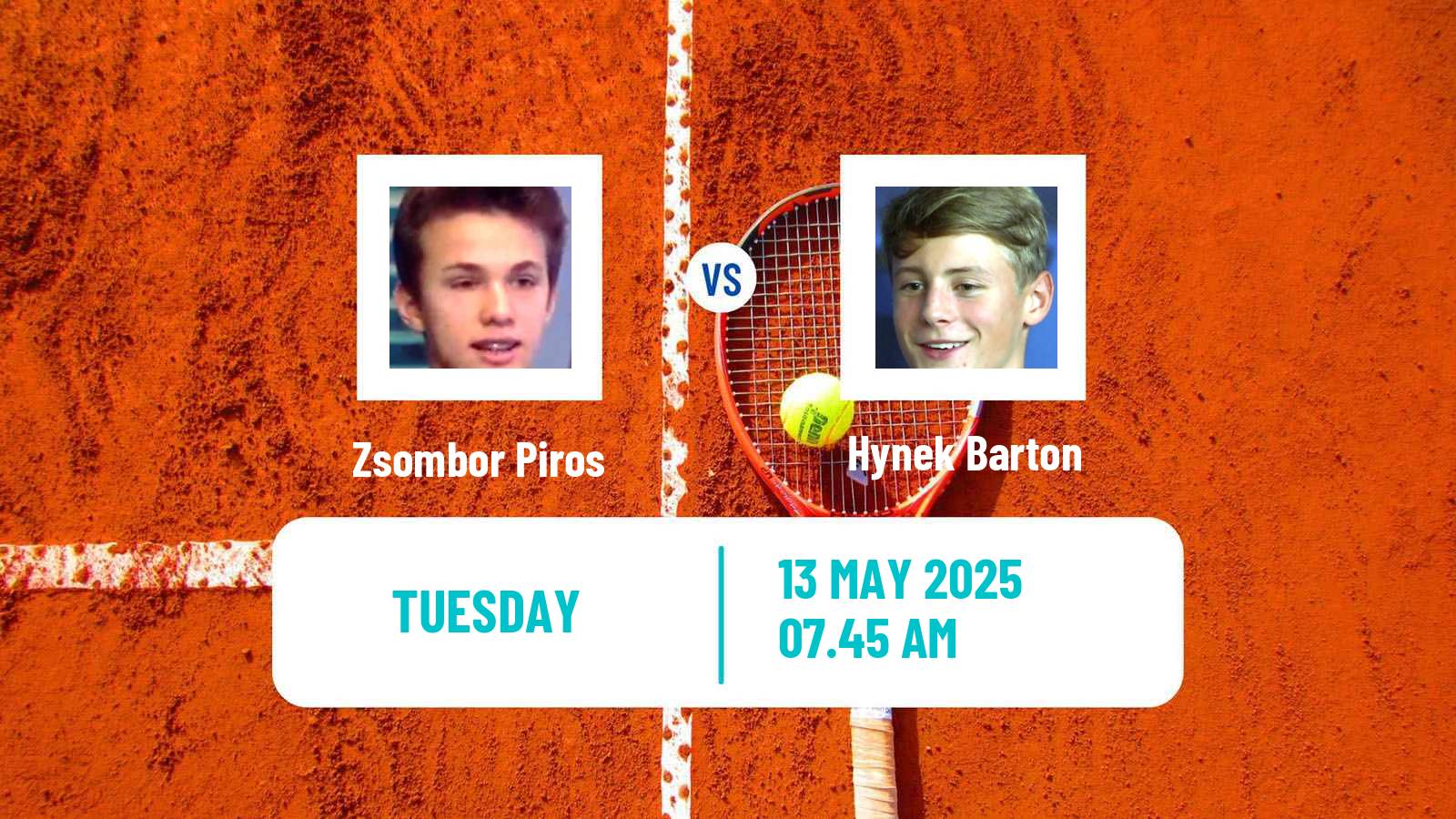 Tennis Tunis Challenger Men Zsombor Piros - Hynek Barton