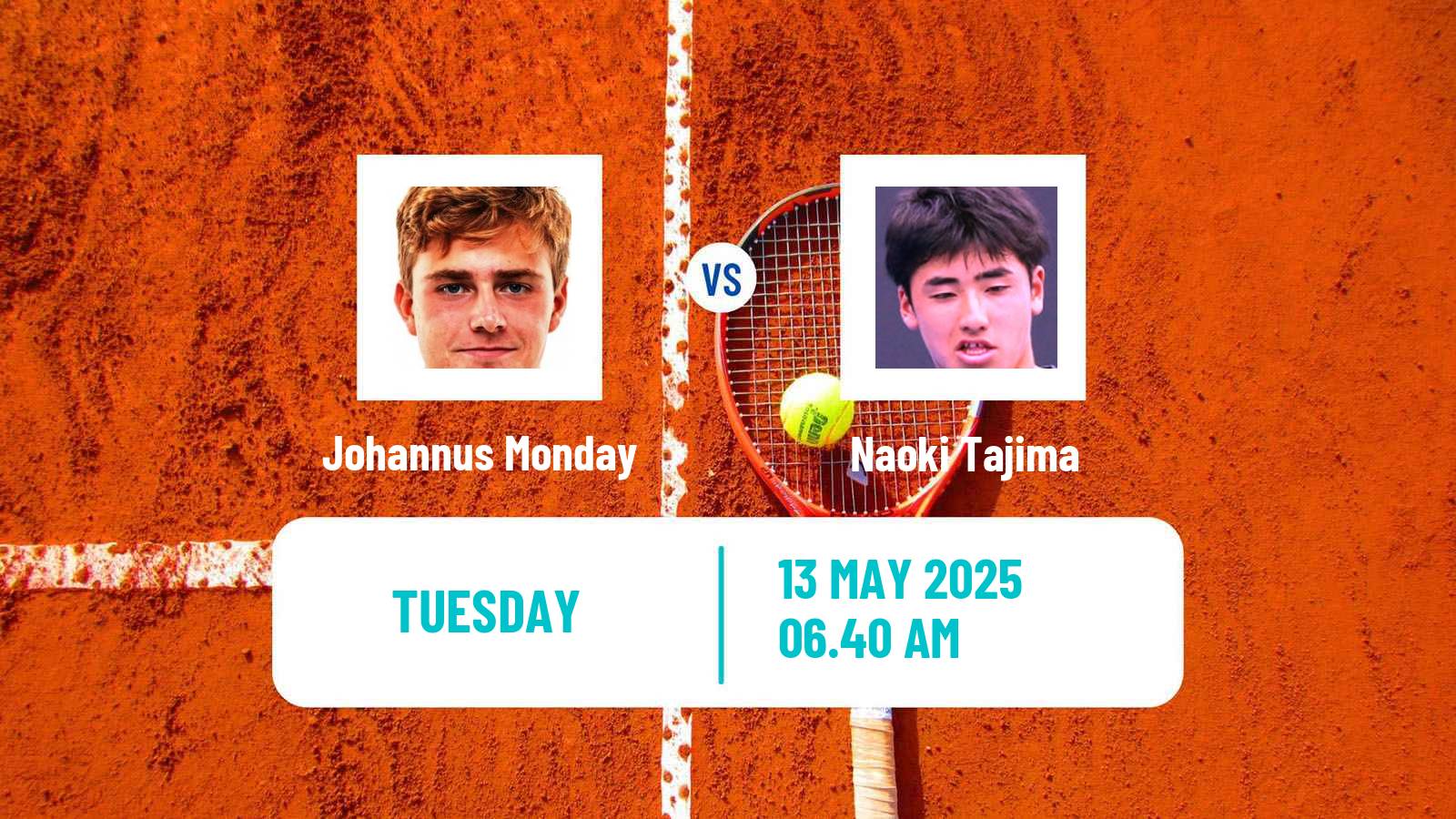 Tennis ITF M25 Tbilisi Men Johannus Monday - Naoki Tajima