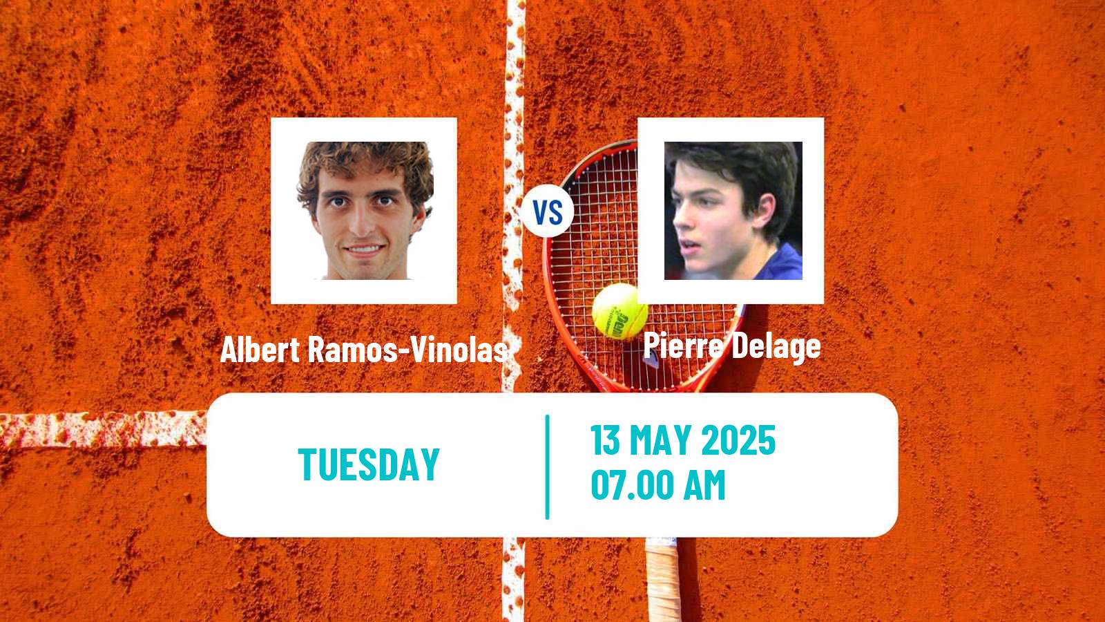 Tennis Bordeaux Challenger Men Albert Ramos-Vinolas - Pierre Delage