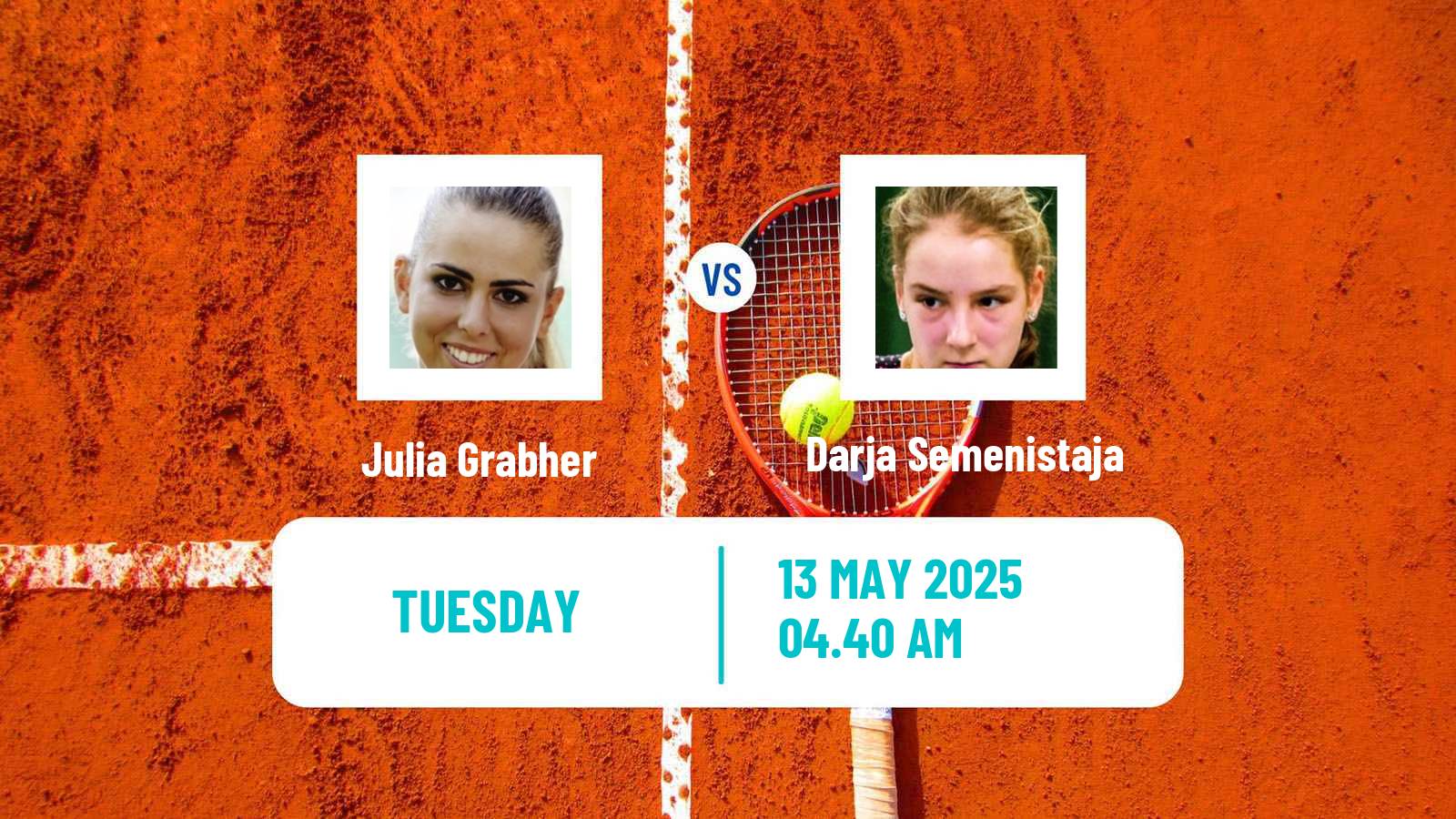Tennis Parma Challenger Women Julia Grabher - Darja Semenistaja