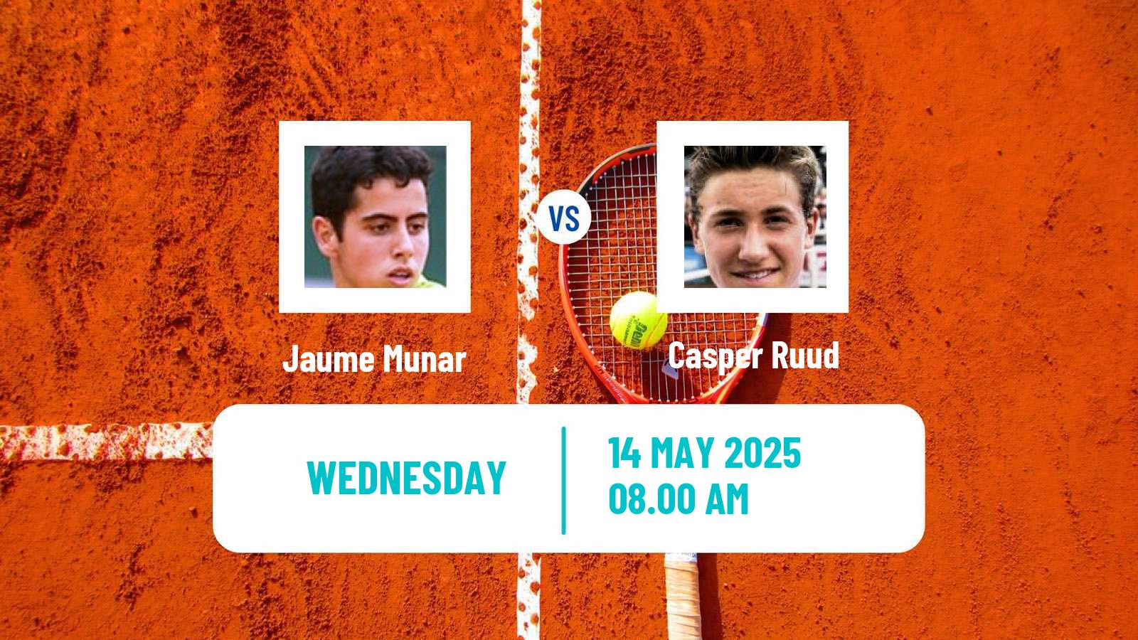 Tennis ATP Roma Jaume Munar - Casper Ruud