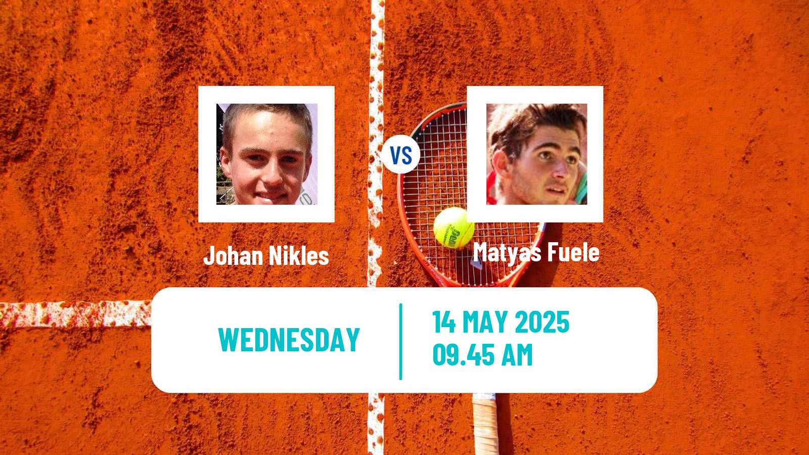 Tennis ITF M15 Szentendre Men Johan Nikles - Matyas Fuele
